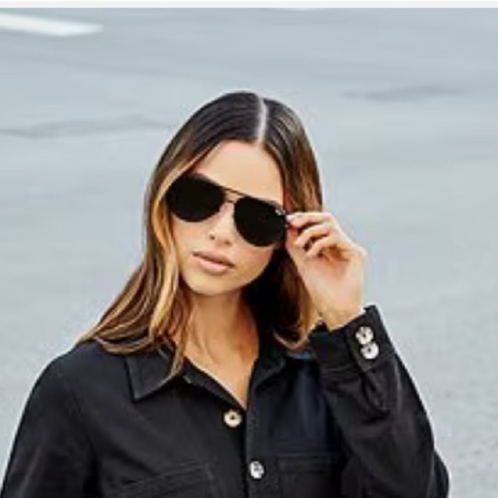 QUAY 🕶️☀️Vivienne 60mm  women’s Oversized Aviator Sunglasses